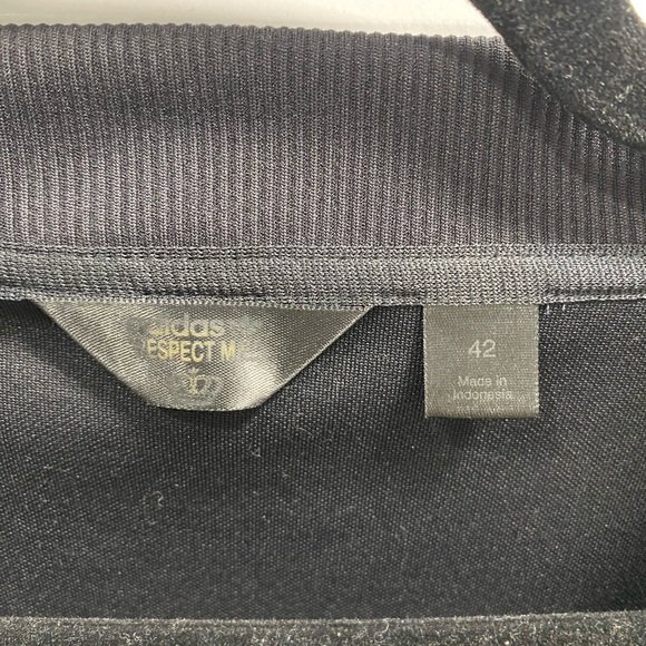 Adidas satin stretch zip up - Picture 2 of 5